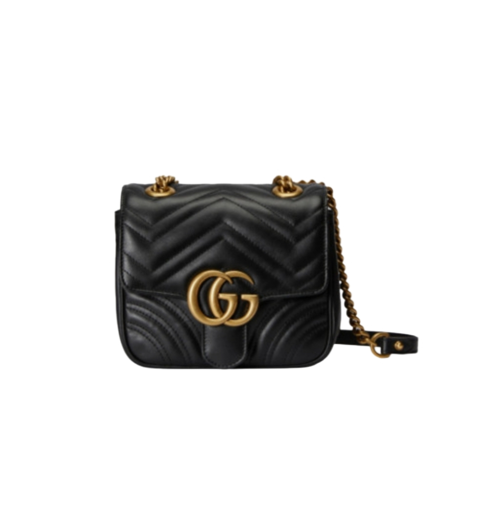 구찌 GG 마틀라세 미니 숄더백 (블랙)