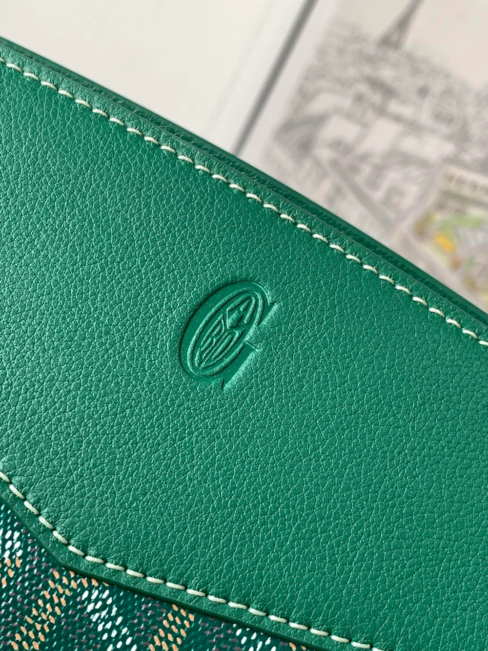 고야드 스트럭쳐 루엣뜨 백 PM (그린)