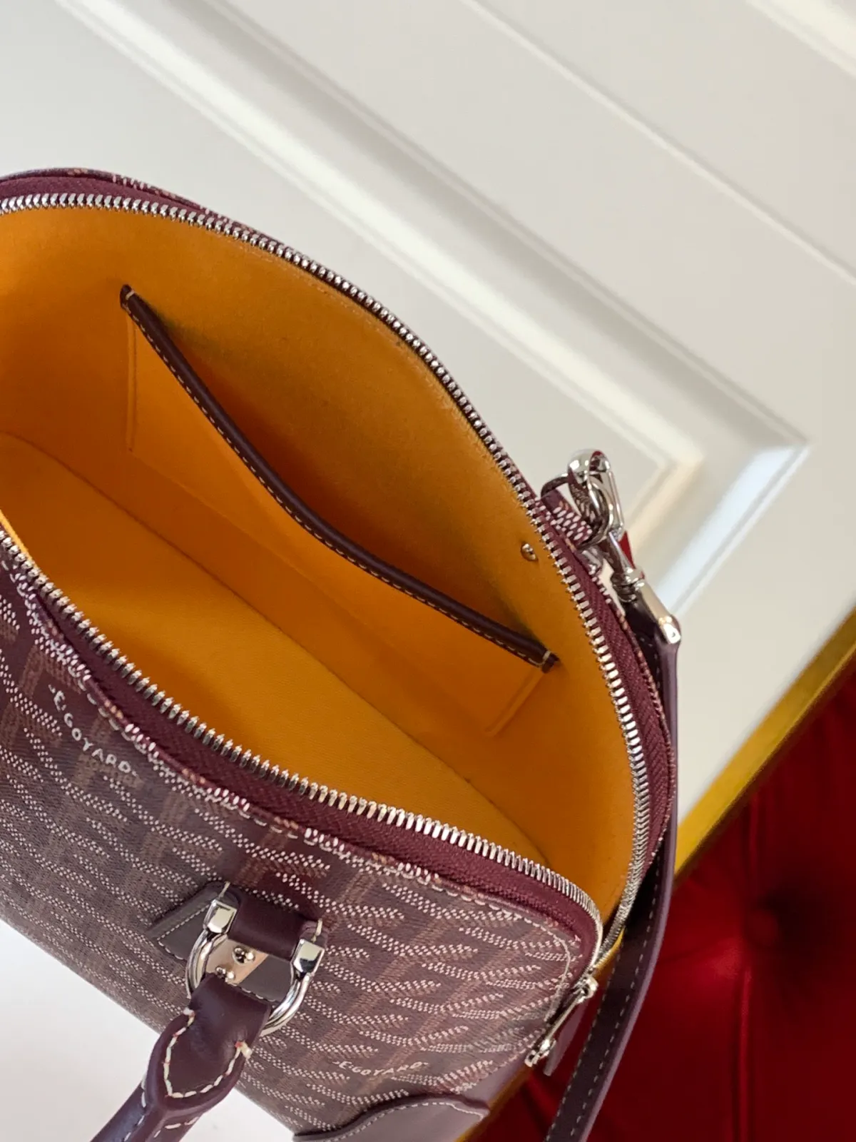 고야드 미니 방돔 백 (버건디)