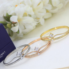 18K 하이엔드 미러급 쇼메 조세핀 에끌라 플로럴 팔찌 (구성품 풀박스)