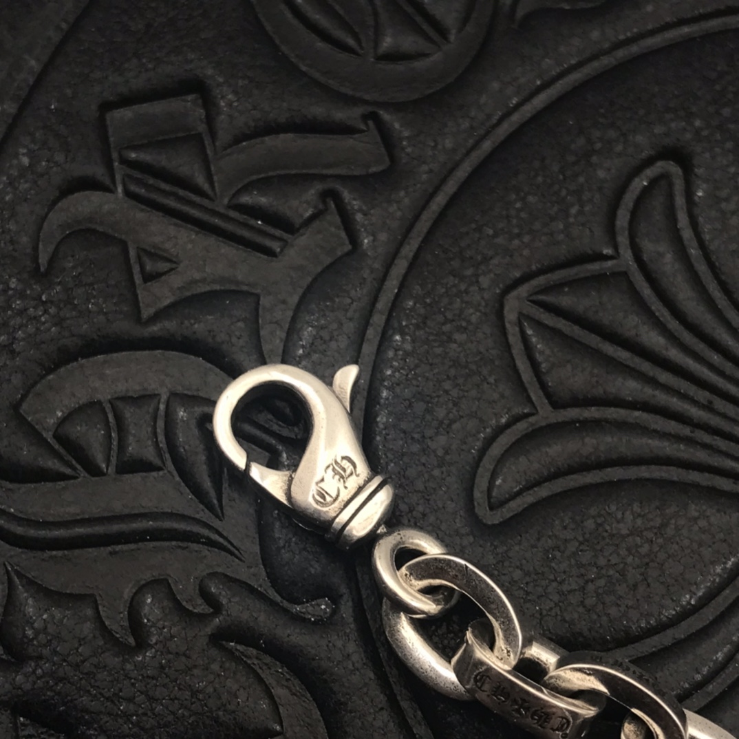 18K 하이엔드 미러급 크롬하츠 페이퍼 체인 팔찌 (구성품 풀박스)