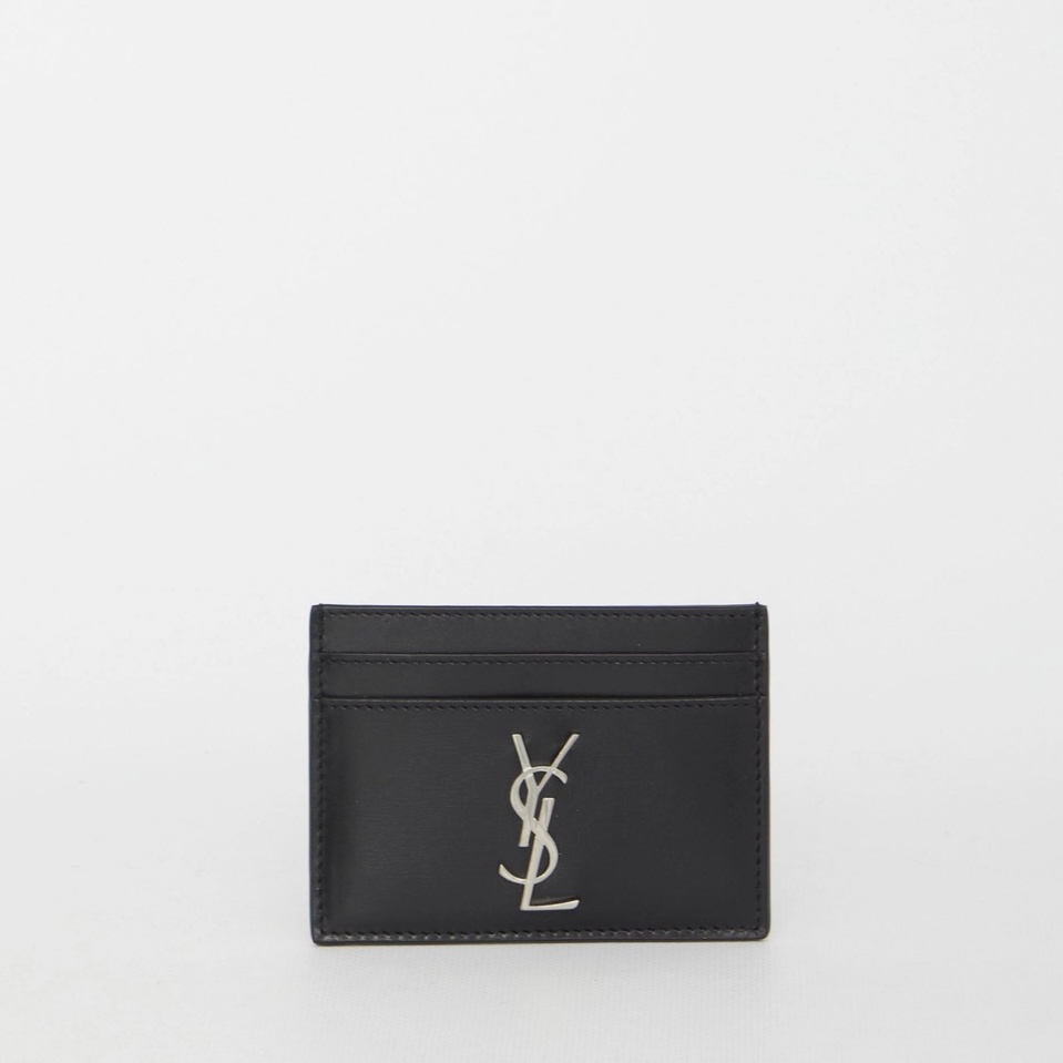 생로랑 카산드라 카드 케이스 실버