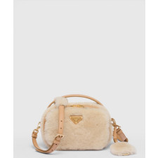 프라다 오데트 시어링 미니 숄더백 1BH208