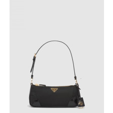 프라다 리에디션 2002 리나일론 브러쉬드 가죽 숄더백 1BC201