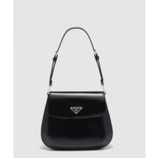 프라다 클레오 브러쉬드 레더 플랩 숄더백 1BD303