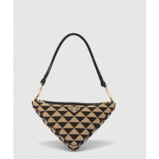 프라다 심볼 레더 페브릭 미니백 1BC176