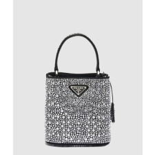 프라다 크리스탈 파니에 새틴백 1BA373