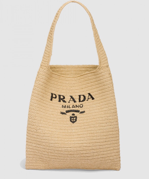 프라다 라피아 토트백 1BC182