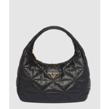 프라다 라지 탑스티치 나파 가죽 호보백 1BC183