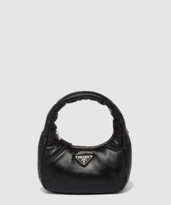 프라다 소프트 패딩 나파 레더 미니백 1BA384