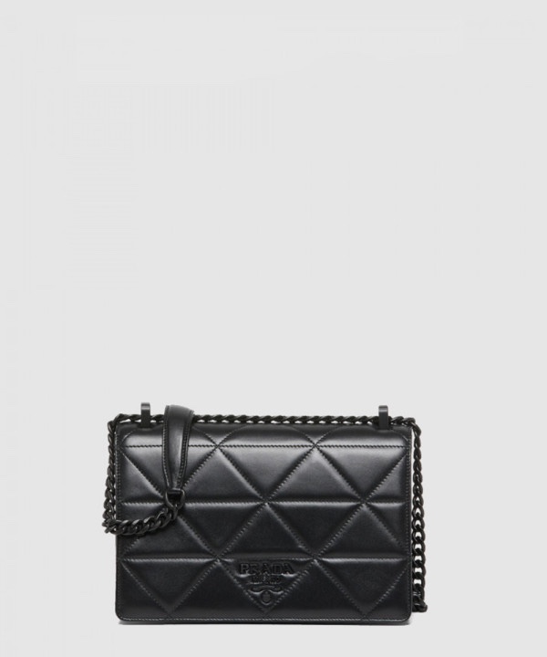 프라다 삼각 스티치 로고 체인 숄더백 1BD262