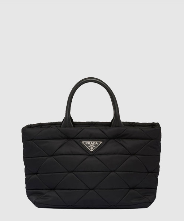 프라다 퀄팅 리나일론 미디엄 패딩 토트백1BG435