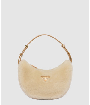 프라다 아르케 시어링 레더 숄더백 1BC194