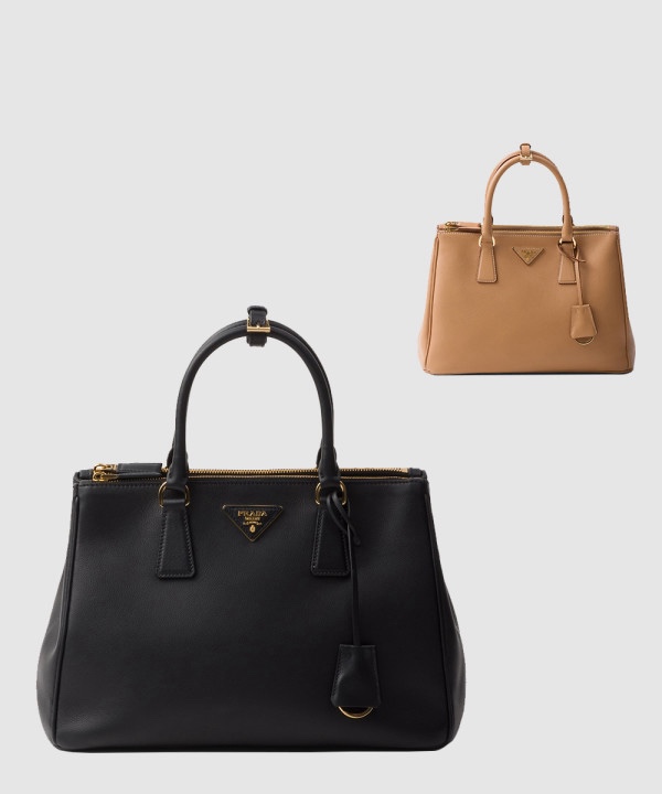 프라다 갤러리아 사피아노 라지 가죽백 1BA274