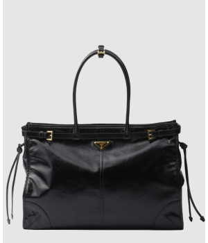 프라다 보니 라지 가죽 핸드백 1BA439