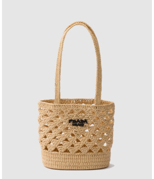 프라다 크로셰 토트백 1BG494