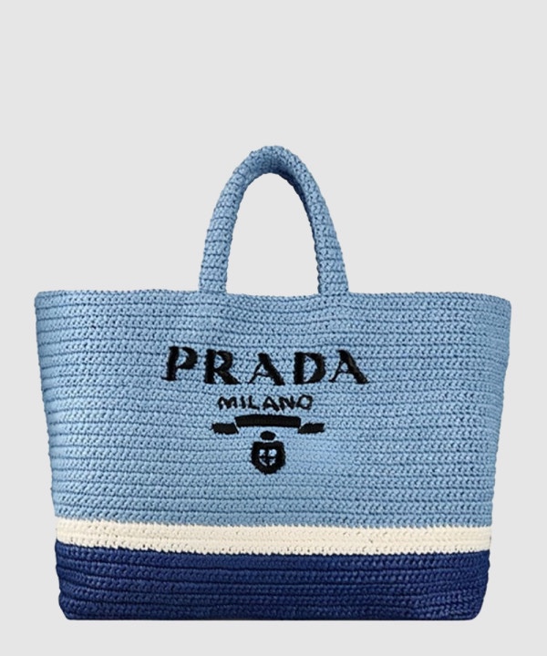프라다 라피아 라지 토트백 1BG392