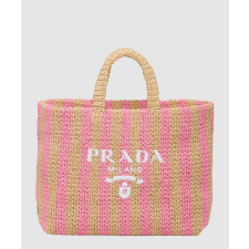 프라다 라피아 크로셰 토트백 1BG392