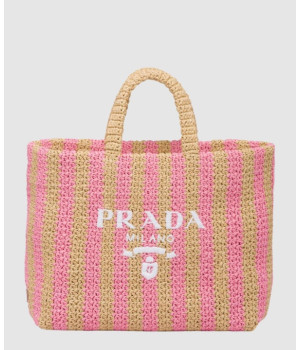 프라다 라피아 크로셰 토트백 1BG392