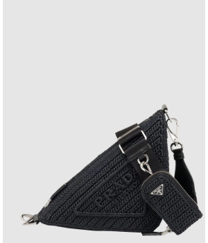 프라다 트라이앵글 크로셰 크로스백 1BH190