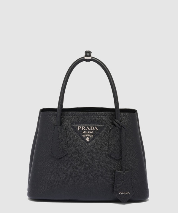 프라다 더블 미니 사피아노 레더 토트백 1BG443