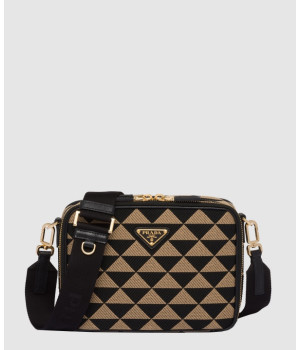 프라다 자수 패브릭 프라다 심볼 백 2VH069