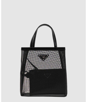 프라다 스몰 시퀸 메쉬 토트백 1BG417