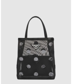 프라다 스몰 시퀸 메쉬 토트백 1BG417