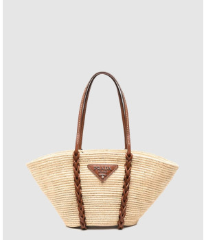 프라다 스트로우 바스켓 토트백 1BG312