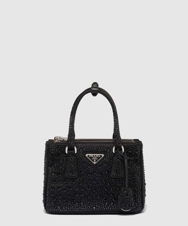 프라다 갤러리아 크리스탈 새틴 미니백 1BA906