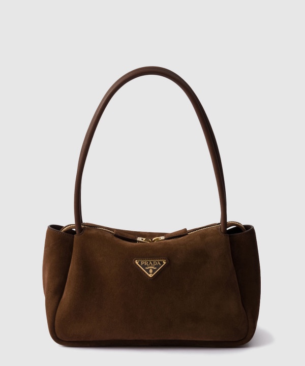 프라다 달링 미디엄 스웨이드 핸드백 1BA444