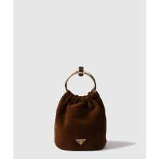 프라다 스웨이드 미니 버킷백 1BC227