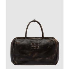 미우미우 레더 보 토트백 5BB117