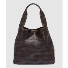 미우미우 레더 호보 숄더백 5BC119