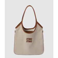 미우미우 아이비 레더 토트백 5BG231