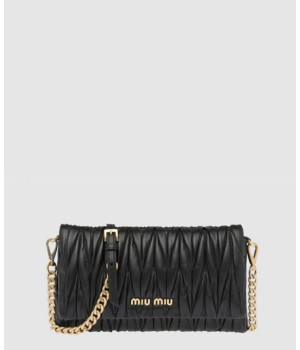 미우미우 마테라쎄 나파 레더 숄더백 5BH080