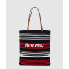 미우미우 크로셰 라피아 토트백 5BG248