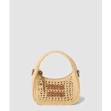 미우미우 완더 패브릭 라탄백 5BC125