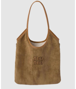 미우미우 아이비 코듀로이 토트백 5BG231