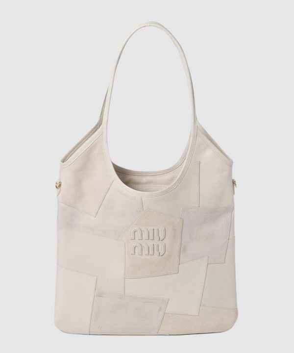 미우미우 아이비 패치워크 토트백 5BG231