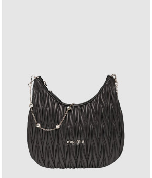 미우미우 마테라쎄 크리스탈 체인 숄더백 5BC085