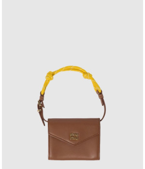 미우미우 레더 태슬 지갑 5DN014