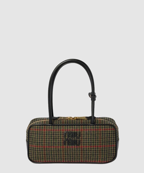 미우미우 아르카디 타탄 숄더백 5BB148