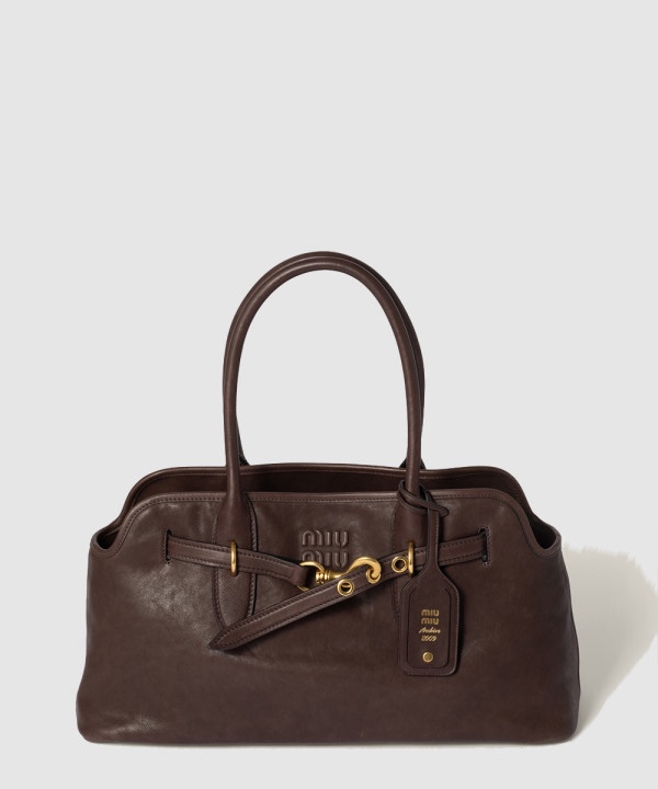 미우미우 아방뛰르 나파 레더 백 5BG310