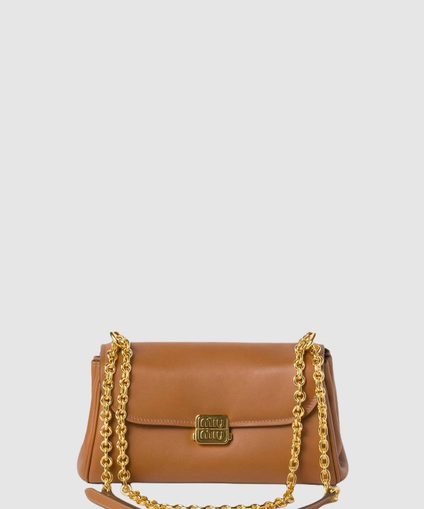 미우미우 레더 숄더백 5BD266