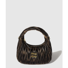 미우미우 완더 마테라쎄 나파 레더 호보백 5BC125