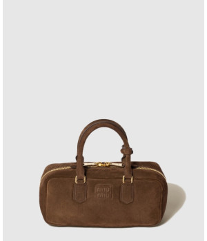 미우미우 아르카디 스웨이드 백 5BB148