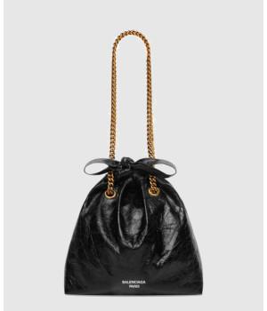 발렌시아가 크러쉬 스몰 토트 숄더백 742942