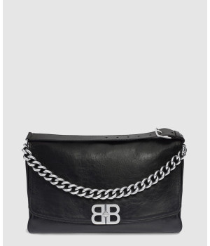 발렌시아가 BB 소프트 플랩 라지 숄더백 748488