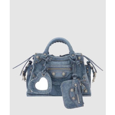 발렌시아가 네오 카골 XS 데님 핸드백 700940